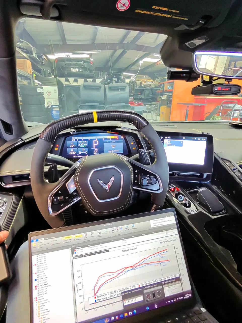 Dyno sheet — 623 whp