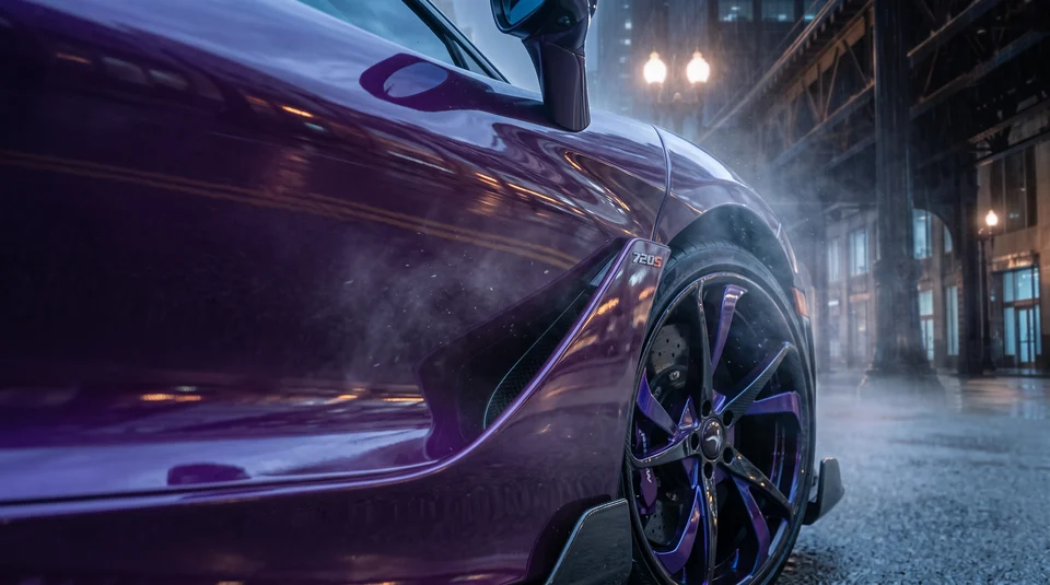 CJ - 720S SPYDER PURPLE — AI Studio shoot