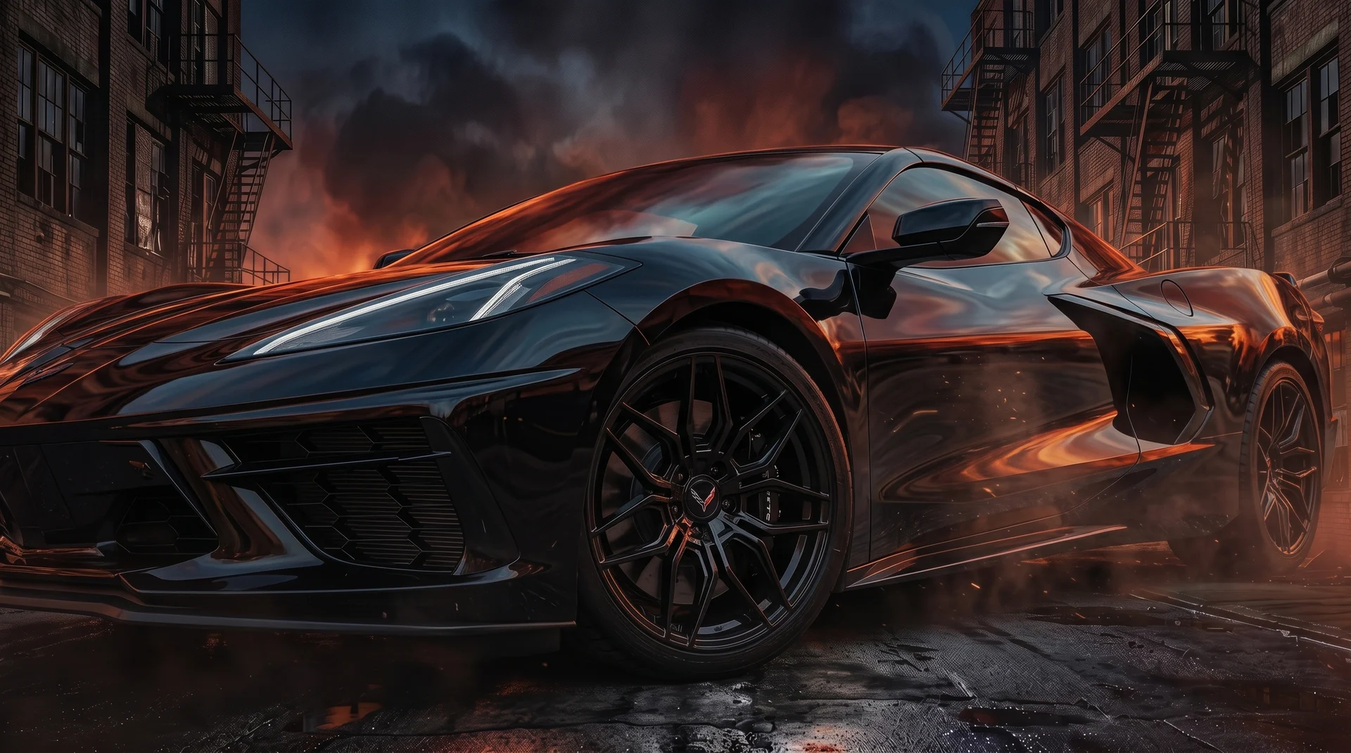 Malio C8 Z06 — AI Studio shoot