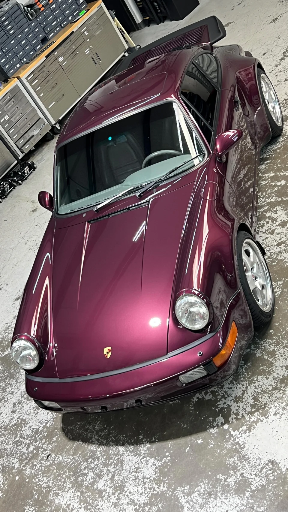 Throwback. I prefer to call it timeless.

Check out this bad boy 964 Porsche Tur