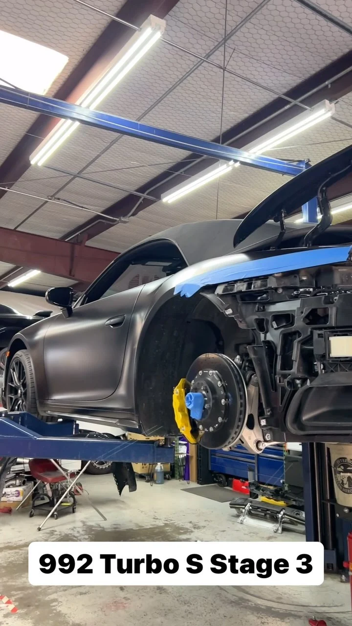 This will be @vincemims 4th Porsche that we’ve upgraded for #morepower. Want you