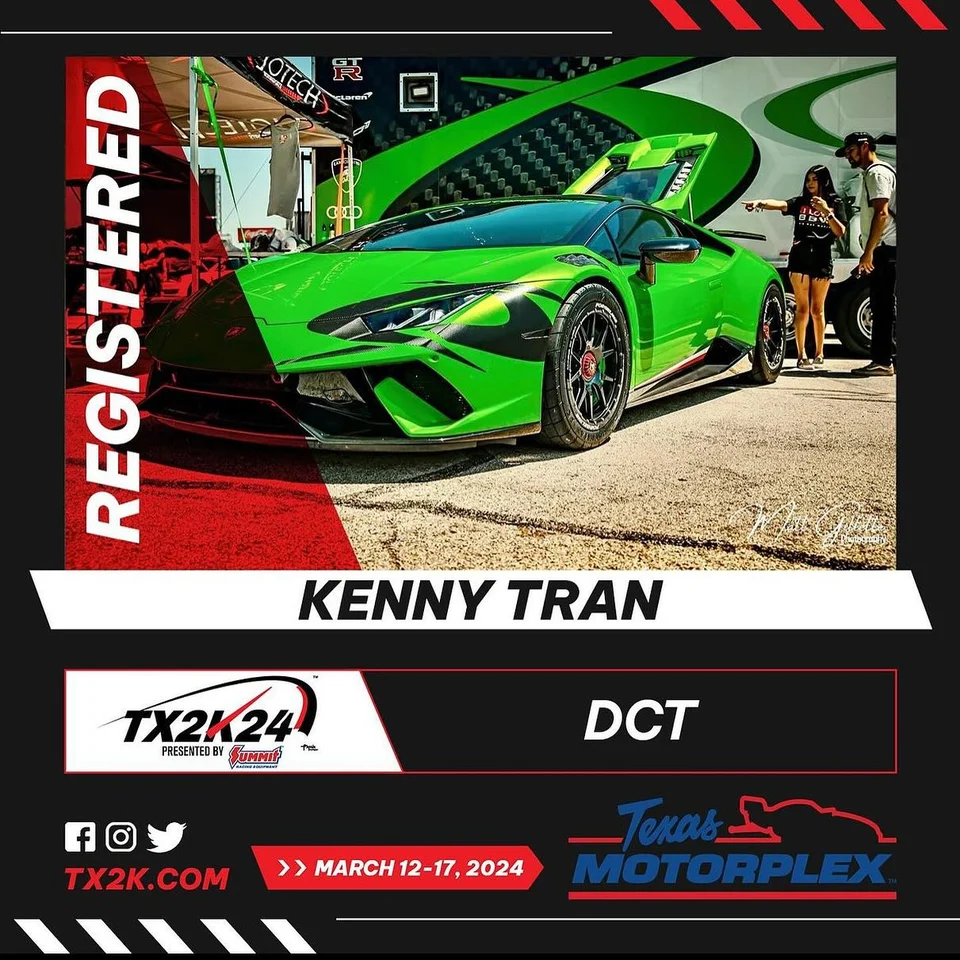 Here’s our TX2K Drivers line up. Get ready for some wild action & good times!