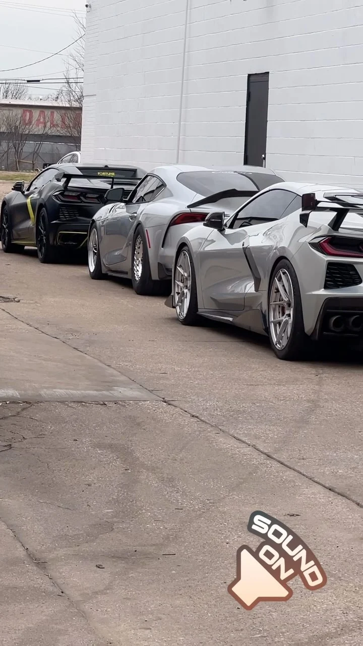 Line em up for more power upgrades. 

#jotechc8 #c8twinturbo
