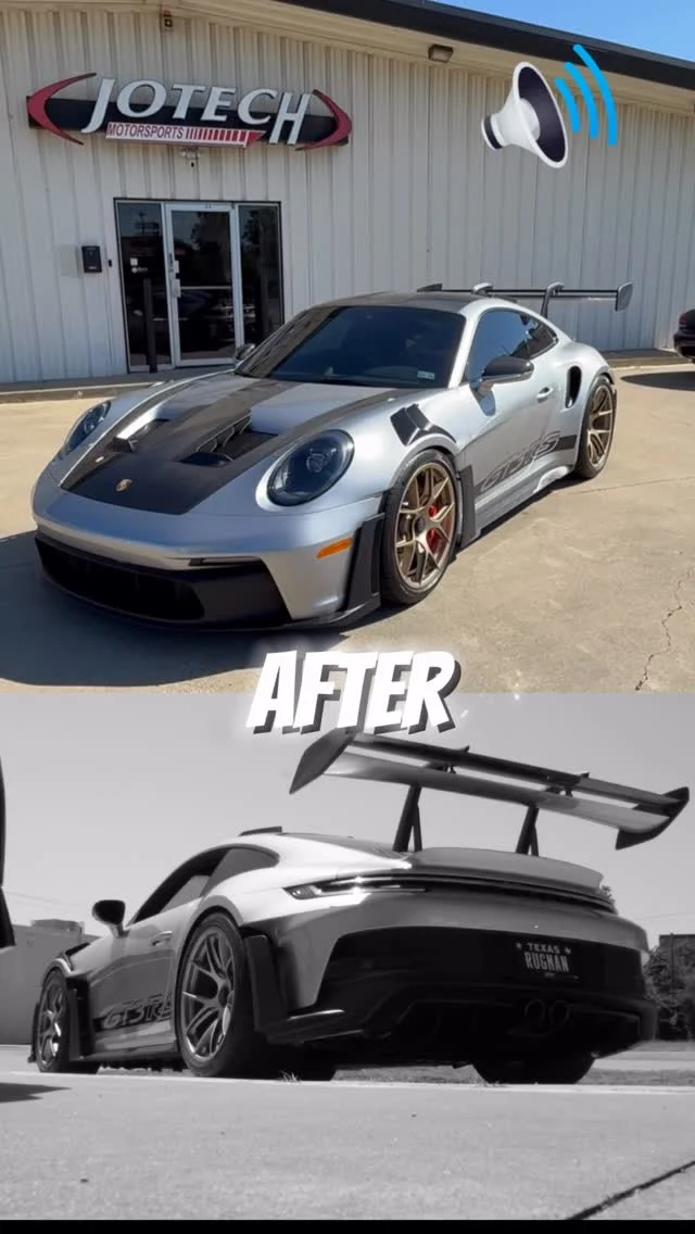 Before & After with @akrapovic titanium exhaust for #992gt3rs
#porsche #jotech
