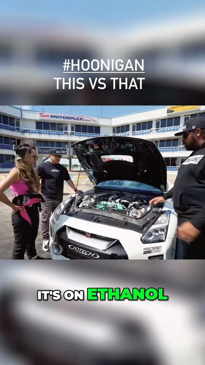 Luna interview with @thehoonigans guys about her GTR before her race This vs Tha
