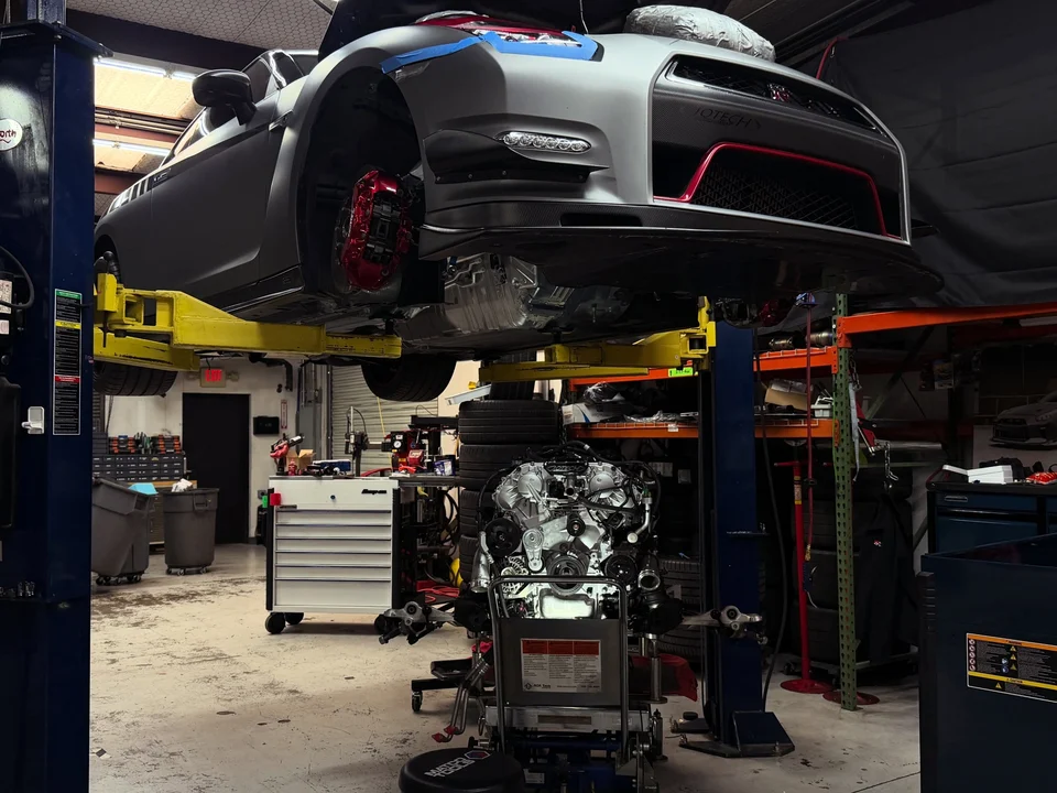 Building an R35 engine for football legend Herschel Walker. But we didn’t stop t