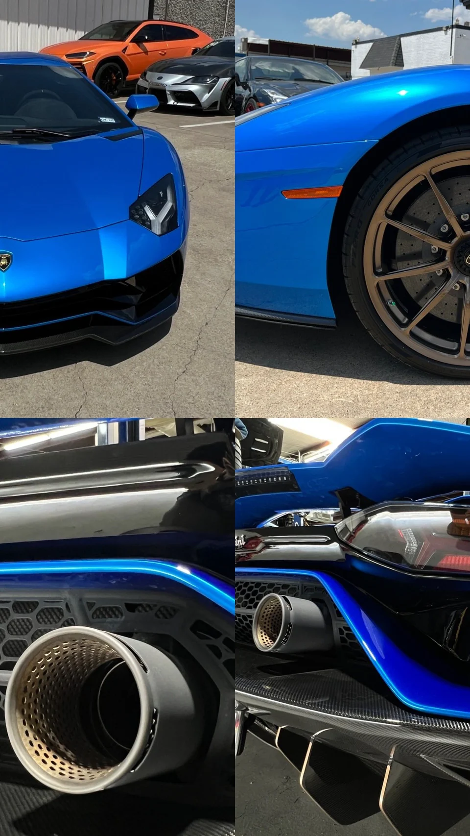 Aventador Ultimae just leveled up! Our specialist installed a full Brilliant exh