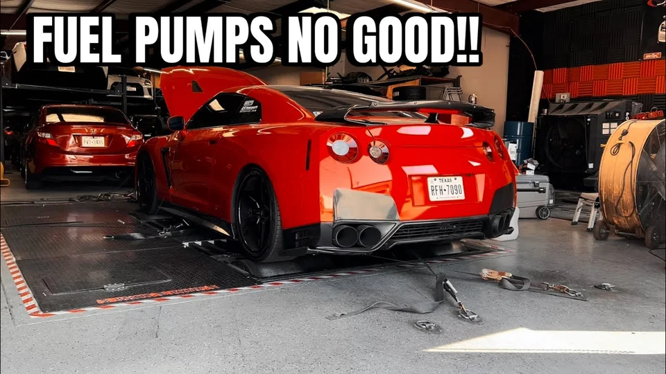 HOT WHEELS TOUR // GTR fuel pump issues