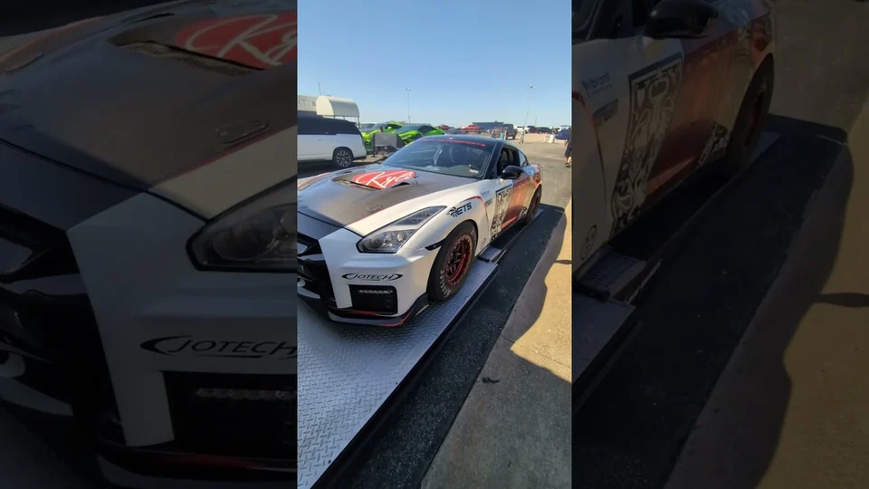 TestNTune Kyli new PB 7.712 in her Nissan GTR