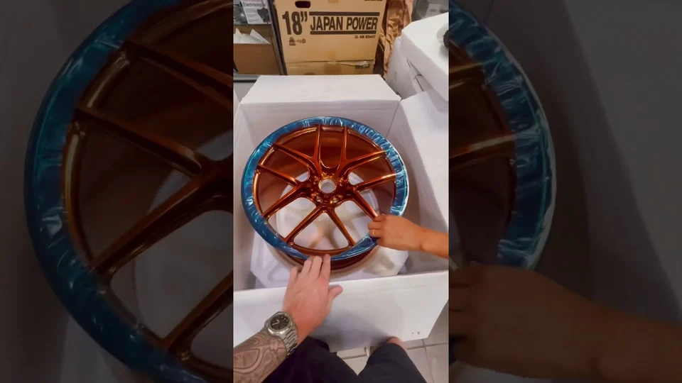 HRE wheels UNBOXING #car #carlifestyle #custom #hrewheels #mclaren