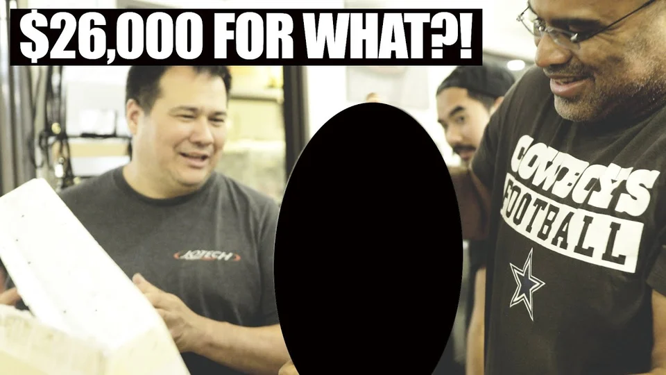 HE SPENT $26,000 FOR WHAT?!?!