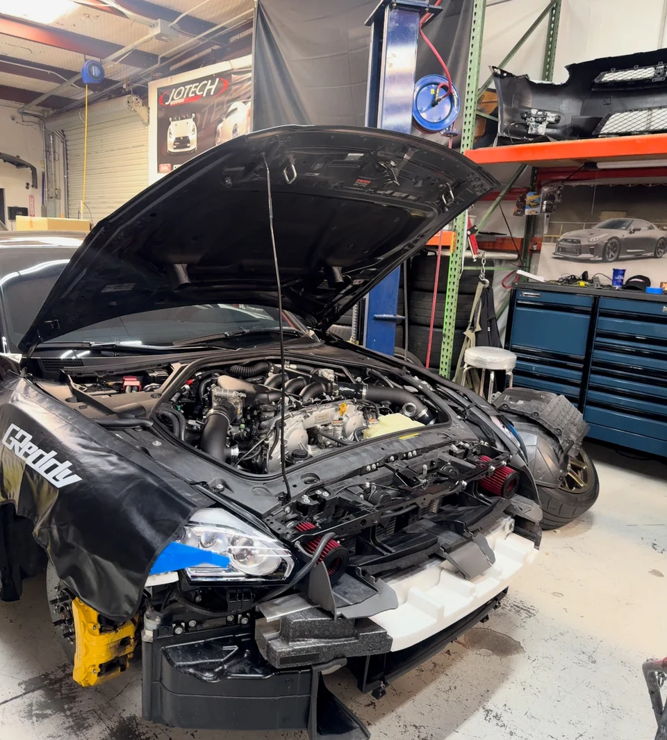 Your new Boost Logic 3" intake kit with MAF is installed in the engine bay.