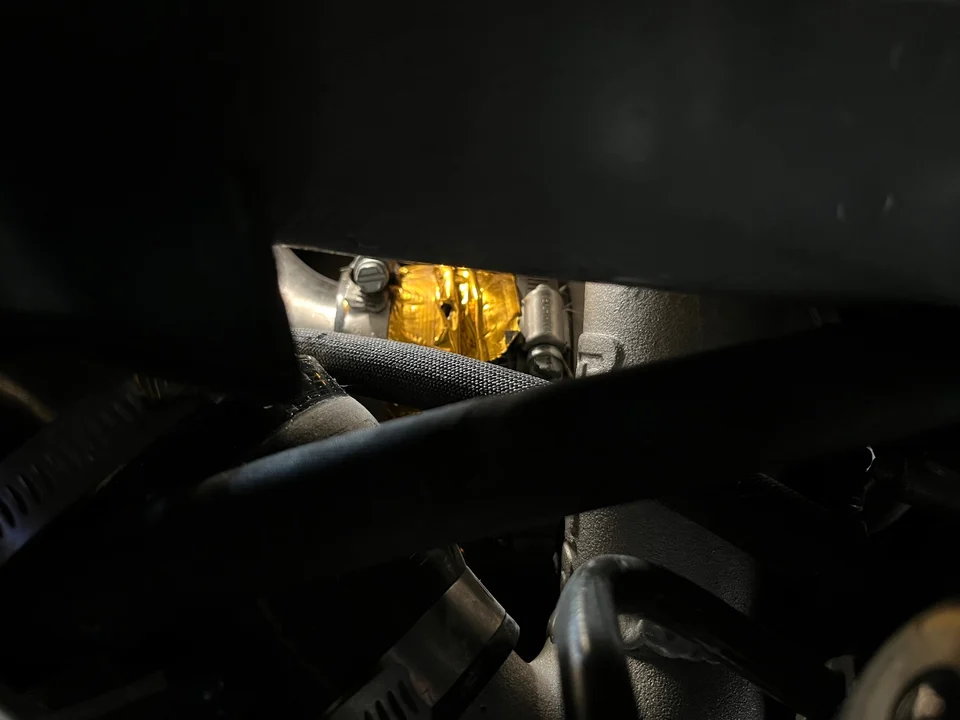 Turbo inlet pipe is on(Done)