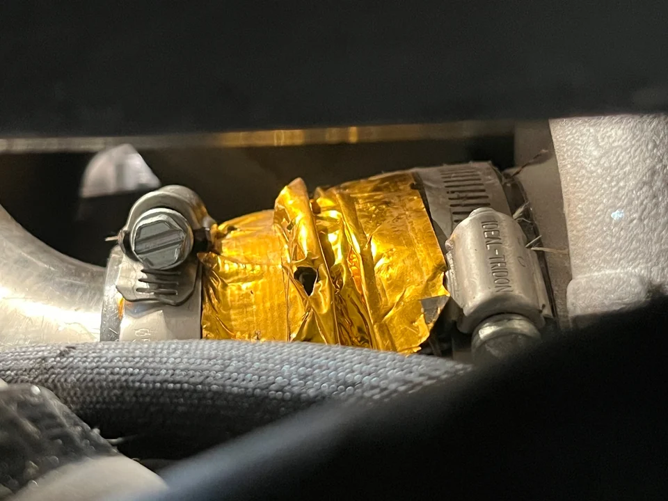 Turbo inlet pipe is on(Done)