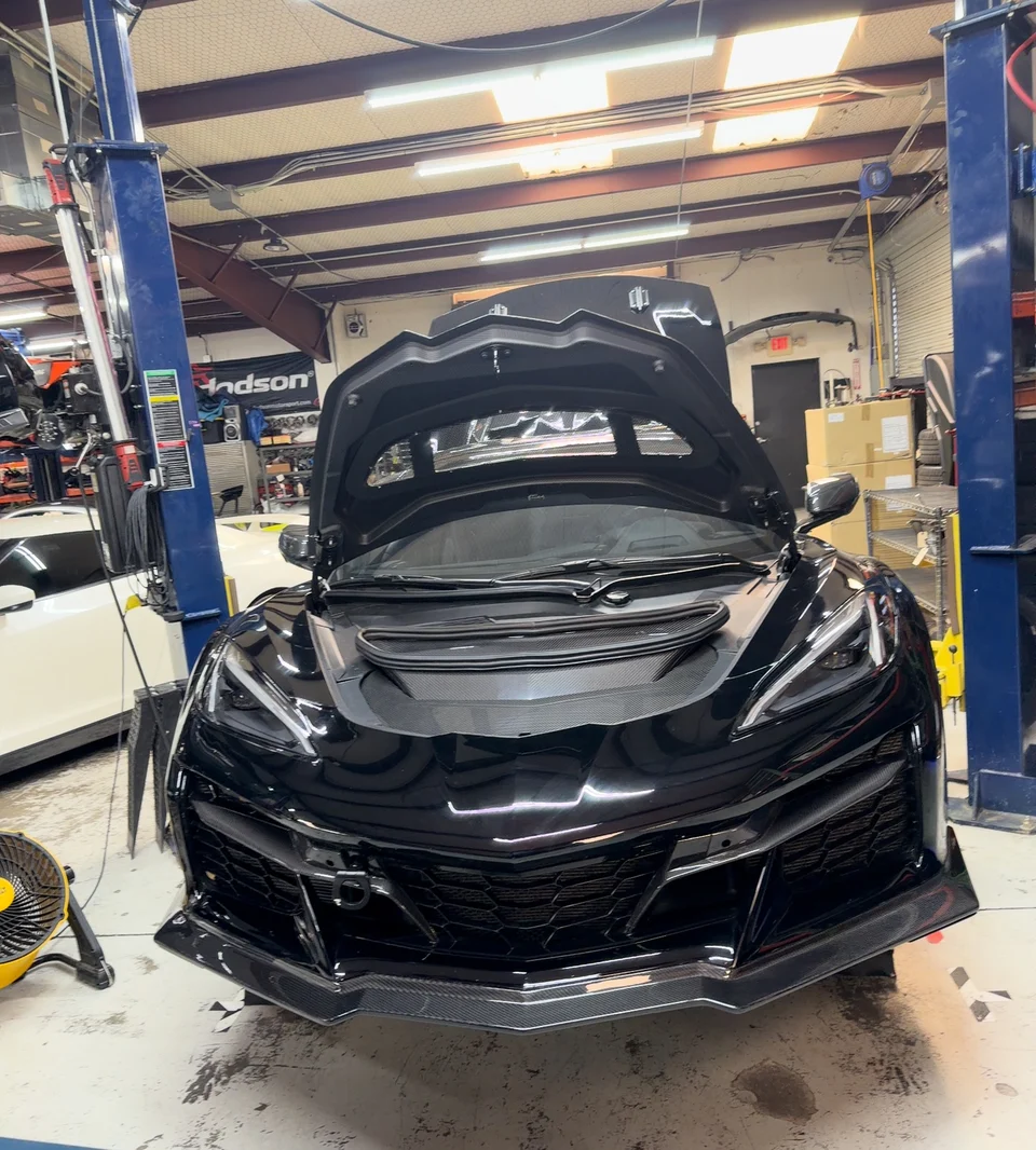 Your C8 Z06 is in the shop.