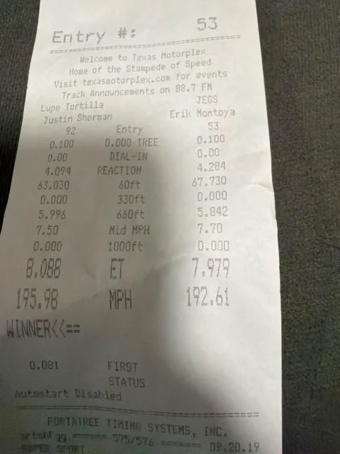 ERIK - STAGE 6.5 GTR time slip