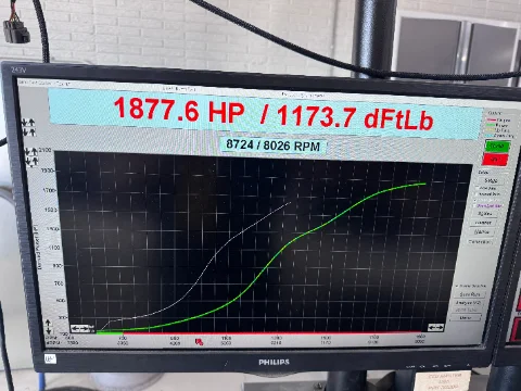 BEN BLACKWELL - R8 TWIN TURBO dyno sheet